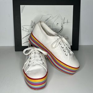 Superga Sneakers & Athletic Shoes rainbow Platforms Women’s Size 7.5